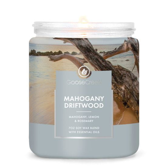 Goose Creek HA Svíčka s 1-knotem 0,2 KG MAHOGANY DRIFTWOOD, aromatická v dóze KP