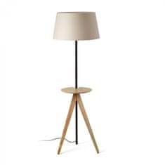 FARO Barcelona FARO TREEWOOD TRAY stojací lampa, jasan