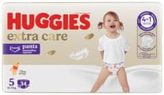 Huggies HUGGIES Kalhotky plenkové jednorázové 5 Extra Care Pants (12-17 kg) 34 ks