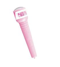 Teddies Karaoke mikrofon se stojanem růžový