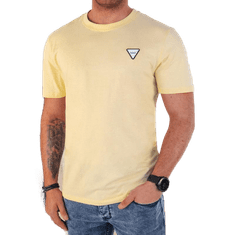 Dstreet Pánské tričko BASE žluté rx5445 XL