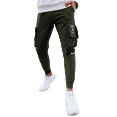 Dstreet Pánské bojové kalhoty SIT zelené ux4307 L