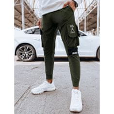 Dstreet Pánské bojové kalhoty SIT zelené ux4307 L