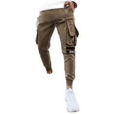 Dstreet Pánské bojové kalhoty SIT béžové ux4308 L