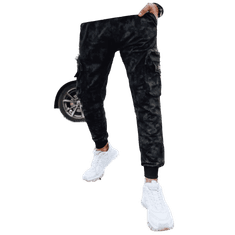 Dstreet Pánské bojové kalhoty SETT černé ux4362 S
