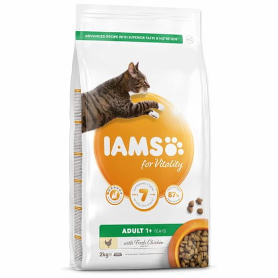 IAMS Krmivo Cat Adult Chicken 2kg