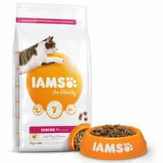 IAMS Krmivo Cat Senior Chicken 2kg 