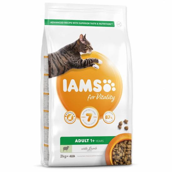 IAMS Krmivo Cat Adult Lamb 2kg