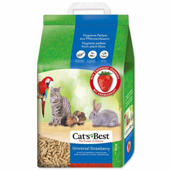 Cat's Best Kočkolit Univers.10l/5,5kg jahoda