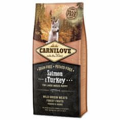 Carnilove Krmivo Puppy Large Breed Salmon & Turkey 12kg