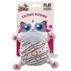 Plaček Hračka Let´s Play kočka s catnip 6, 14cm