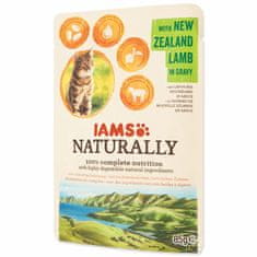 IAMS Kapsička Naturally Adult jehněčí v omáčce 85g