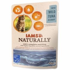 IAMS Kapsička Naturally Adult tuňák v omáčce 85g