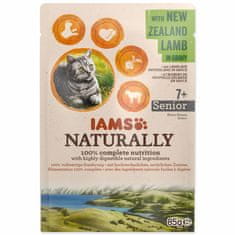 IAMS Kapsička Naturally Senior jehněčí v omáčce 85g