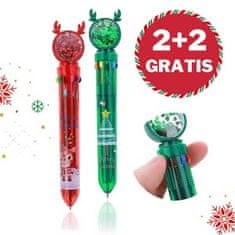 JOJOY® Barevné pero, Desetibarevné kuličkové pero (2ks) RUDYPEN 2+2 ZDARMA | R2UDYPEN