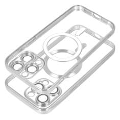 Apple Obal / kryt na Apple iPhone 14 PRO stříbrný - Electro Mag Cover