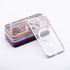 Apple Obal / kryt na Apple iPhone 12 PRO stříbrný - Electro Mag Cover MagSafe