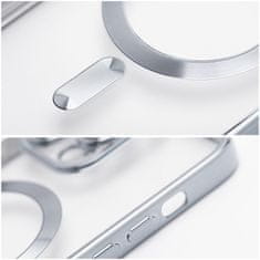 Apple Obal / kryt na Apple iPhone 14 PRO MAX stříbrný - Electro Mag Cover