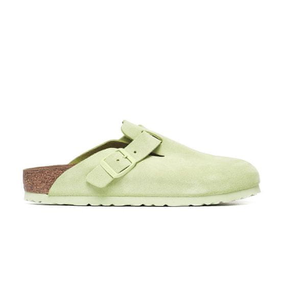 Birkenstock Dřeváky zelené Boston Leve Faded Lime