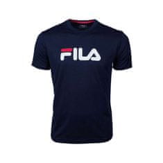 FILA Tričko tmavomodré L Classic Logo Tennis