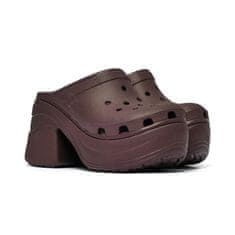 Crocs Dřeváky hnědé 41 EU Siren Clog