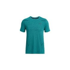 Under Armour Tričko na trenínk tyrkysové L Seamless Grid