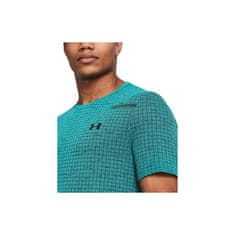 Under Armour Tričko na trenínk tyrkysové L Seamless Grid