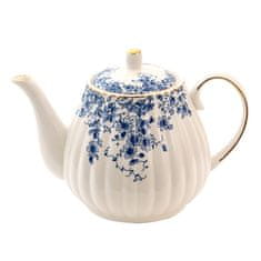 porcelánová konvička na čaj BLUE FLOWERS 1100 ml