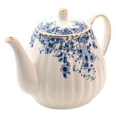 porcelánová konvička na čaj BLUE FLOWERS 1100 ml