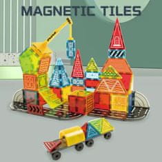 iMex Toys Magnetická stavebnice Magnetic Tiles Industry 42ks