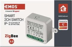 Emos GoSmart modul spínací IP-2102SZ, ZigBee, 2-kanálový