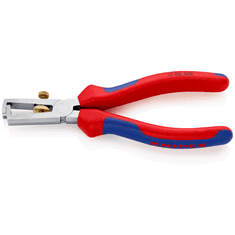 Knipex Odizolovací kleště, chrom, nastavitelné do 10 mm2, s otevírací pružinou - KNIPEX 11 05 160