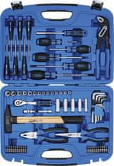 BGS technic Sada nářadí: gola sada 1/4", kleště, kladivo, šroubováky, bity, 67 dílů - BGS 2217