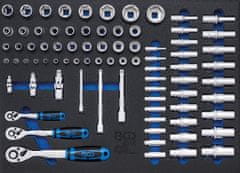 BGS technic Modul - gola sada 1/4"-3/8"-1/2" 80ks - BGS 4015