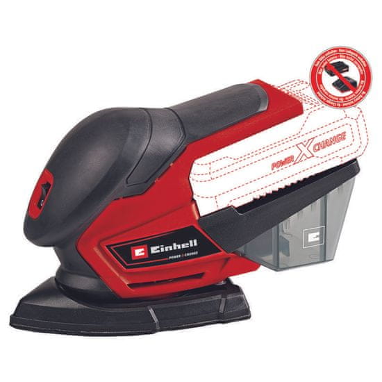 Einhell Aku multifunkční bruska TE-OS 18/150 Li Power X-Change, 6 brusných papírů - Einhell