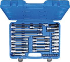 BGS technic Zástrčné hlavice Imbus, TORX, XZN a RIBE, 4hran 1/2", sada 38 dílů - BGS 5184