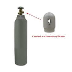 MDTools Plynová tlaková láhev CO2, 5 litrů, 50 Bar, náplň 3,5 kg, plná, závit W21,8, s víčkem