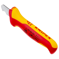 Knipex Nůž na odizolování kabelů, izolovaný 1000V, čepel 28 mm - KNIPEX 98 53 03