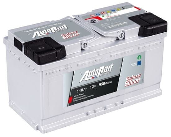 AUTOPART Autobaterie Galaxy Silver 110 Ah 12V, 353x175x190 mm