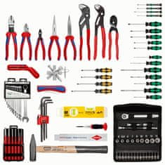 Knipex Kufr s nářadím BIG Basic Move pro mechaniky, sada 90 dílů - KNIPEX 00 21 06 M