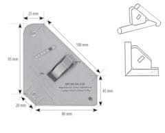 MDTools Úhlový magnet s vypínačem, nosnost 13,5kg - SPARTUS SP145-04-030 