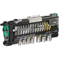 Wera Sada bitů a hlavic s ráčnou 1/4" + držák Tool-Check PLUS, 39 ks - Wera 056490