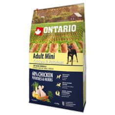 Ontario Krmivo Adult Mini Chicken & Potatoes 6,5kg