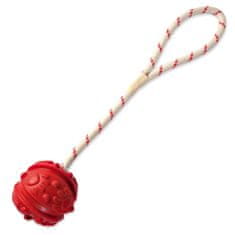 Trixie Hračka míč plovoucí gumový na provazu 4,5cm
