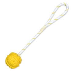 Trixie Hračka míč plovoucí gumový na provazu 7cm