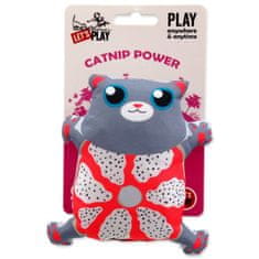 Hračka Let´s Play kočka s catnip 4, 14cm