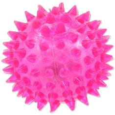 Hračka míček LED růžový 6cm