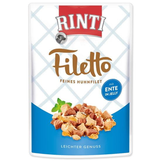 Rinti Kapsička Filetto Adult kuře a kachna v želé 100g