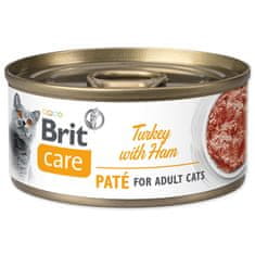 Brit Konzerva Care Cat krůta s rýží, paté 70g