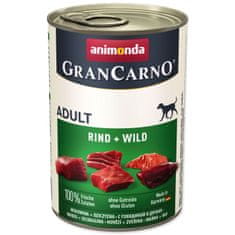 Animonda Konzerva Gran Carno Adult hovězí a zvěřina 400g